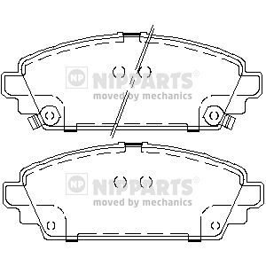 Klocki hamulcowe NIPPARTS J3604048