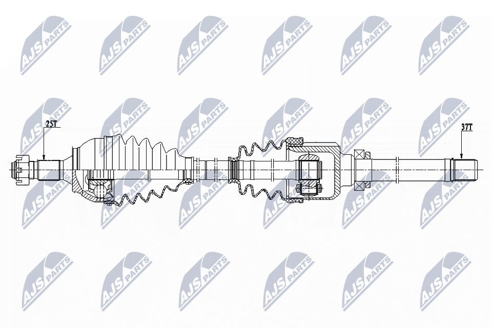 Filtr sadzy / filtr cząstek stałych, układ wydechowy NTY DPF-ME-012
