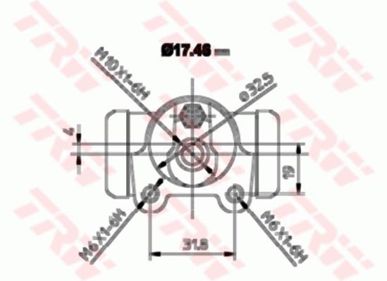 Cylinderek TRW BWA129