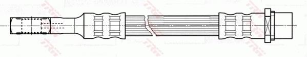Przewód hamulcowy elastyczny TRW PHD471