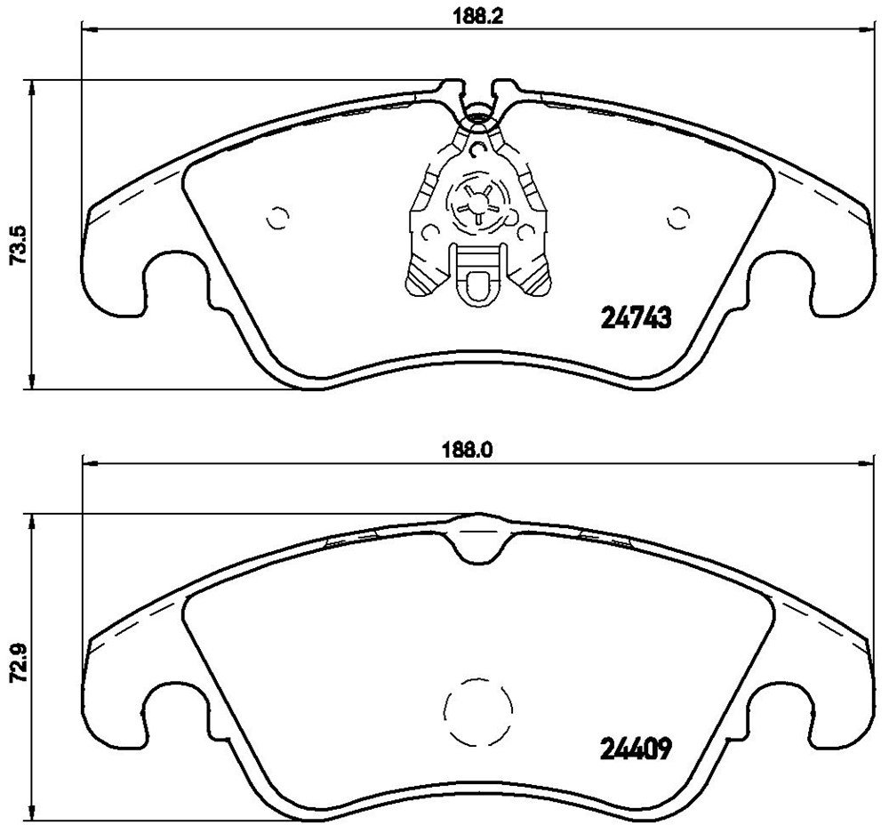 Klocki hamulcowe BREMBO P 85 098X