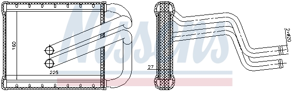 Nagrzewnica NISSENS 77536