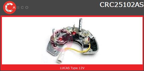 Mostek prostowniczy alternatora CASCO CRC25102AS