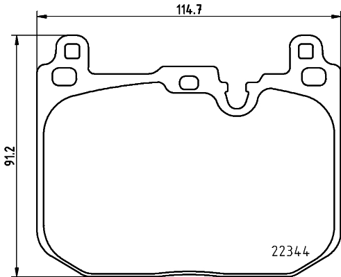 Klocki hamulcowe HELLA 8DB 355 025-621
