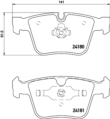 Klocki hamulcowe HELLA 8DB 355 013-641