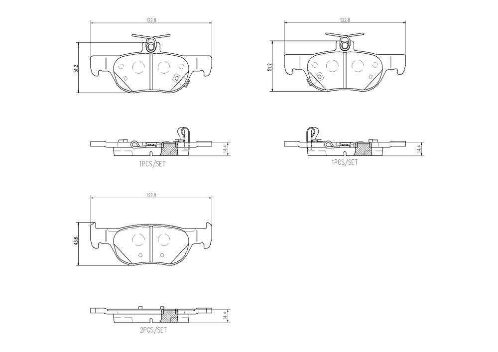 Klocki hamulcowe BREMBO P 49 064