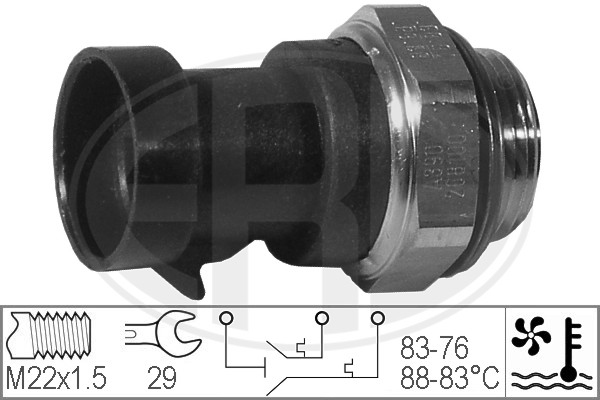 Włącznik wentylatora ERA 330221