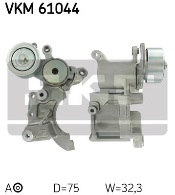 Rolka napinacza paska osprzętu SKF VKM 61044