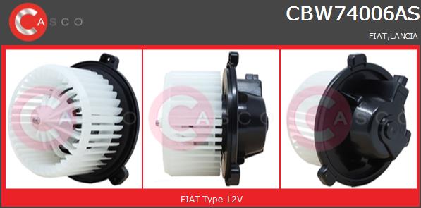 Wentylator wnętrza CASCO CBW74006AS