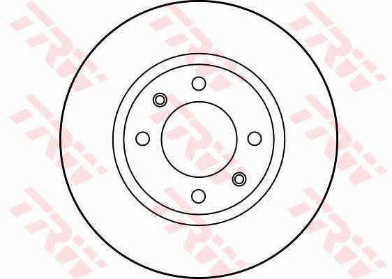 Tarcza hamulcowa TRW DF1216