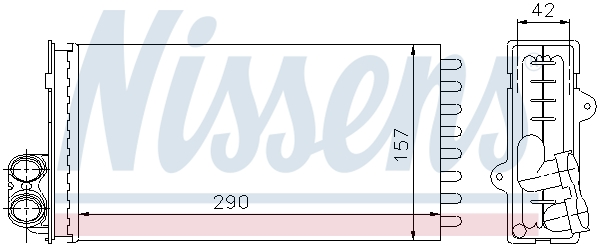 Nagrzewnica NISSENS 73356