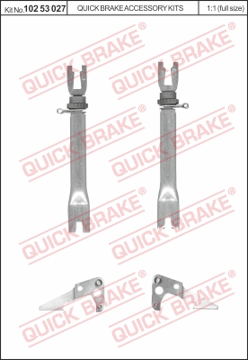 Regulacja szczęk hamulcowych QUICK BRAKE 102 53 027