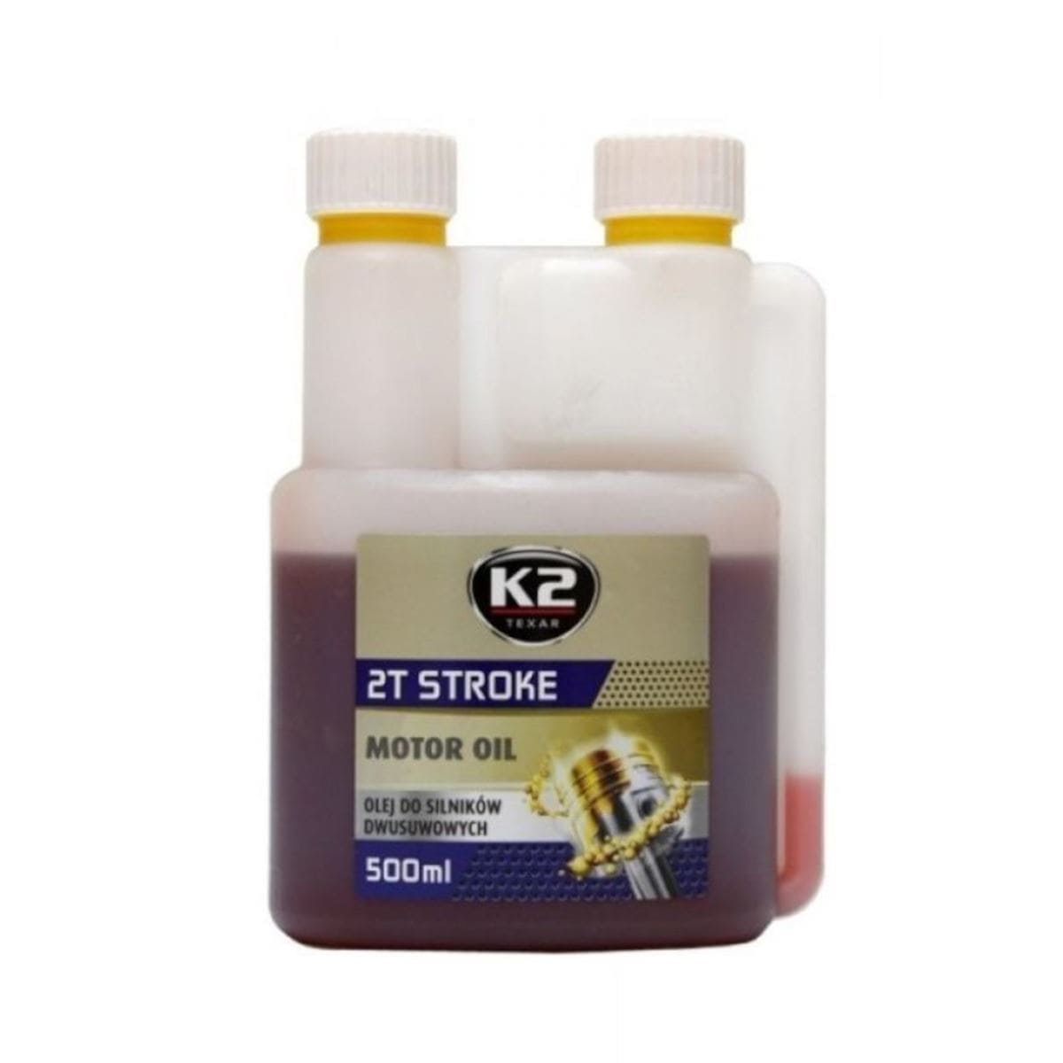 OLEJ K2 2T STROKE OIL 500ML CZERWONY 500