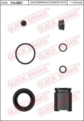 Zestaw naprawczy zacisku hamulcowego QUICK BRAKE 114-5001