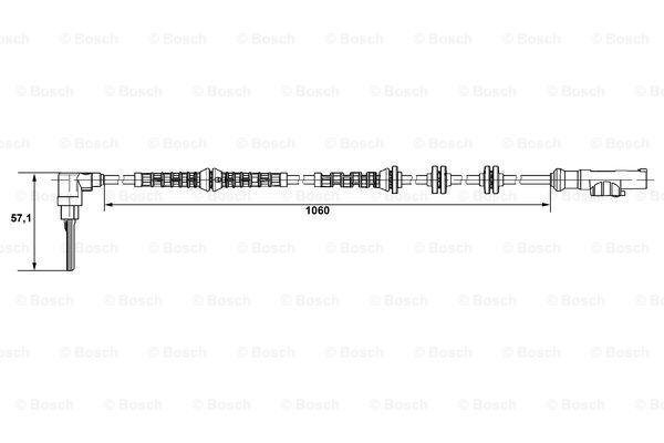Czujnik ABS BOSCH 0 265 007 685