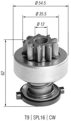 Bendiks rozrusznika MAGNETI MARELLI 940113020392