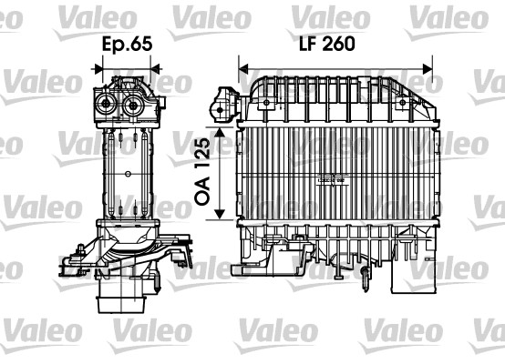 Chłodnica powietrza intercooler VALEO 817698