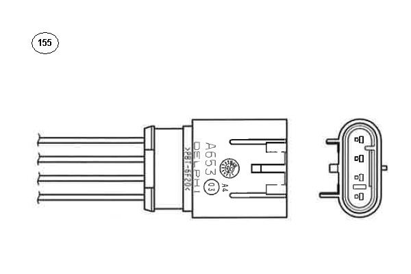 Sonda lambda NGK 93884