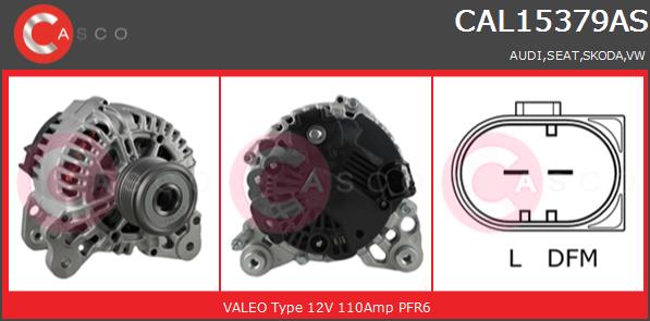 Alternator CASCO CAL15379AS