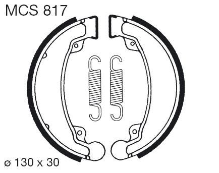 Szczęki hamulcowe TRW MCS817