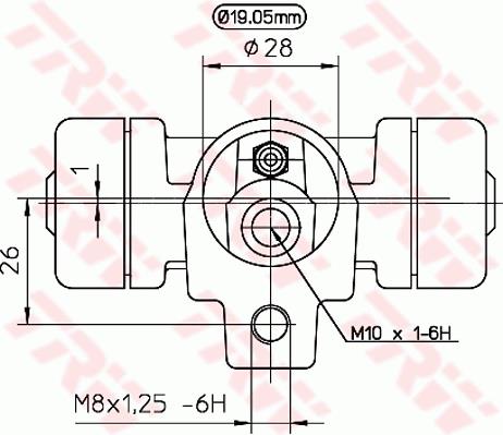 Cylinderek TRW BWD138