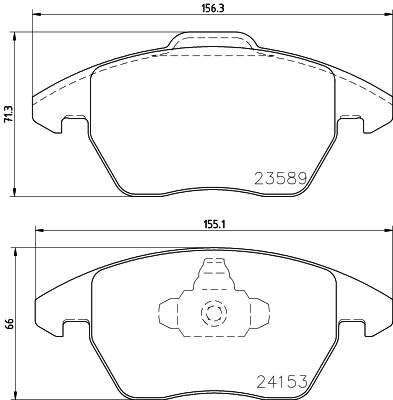 Klocki hamulcowe HELLA 8DB 355 011-811