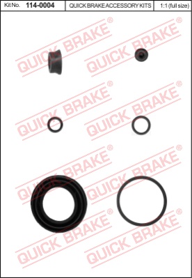 Zestaw naprawczy zacisku hamulcowego QUICK BRAKE 114-0004