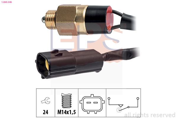 Przełącznik, światło cofania EPS 1.860.346