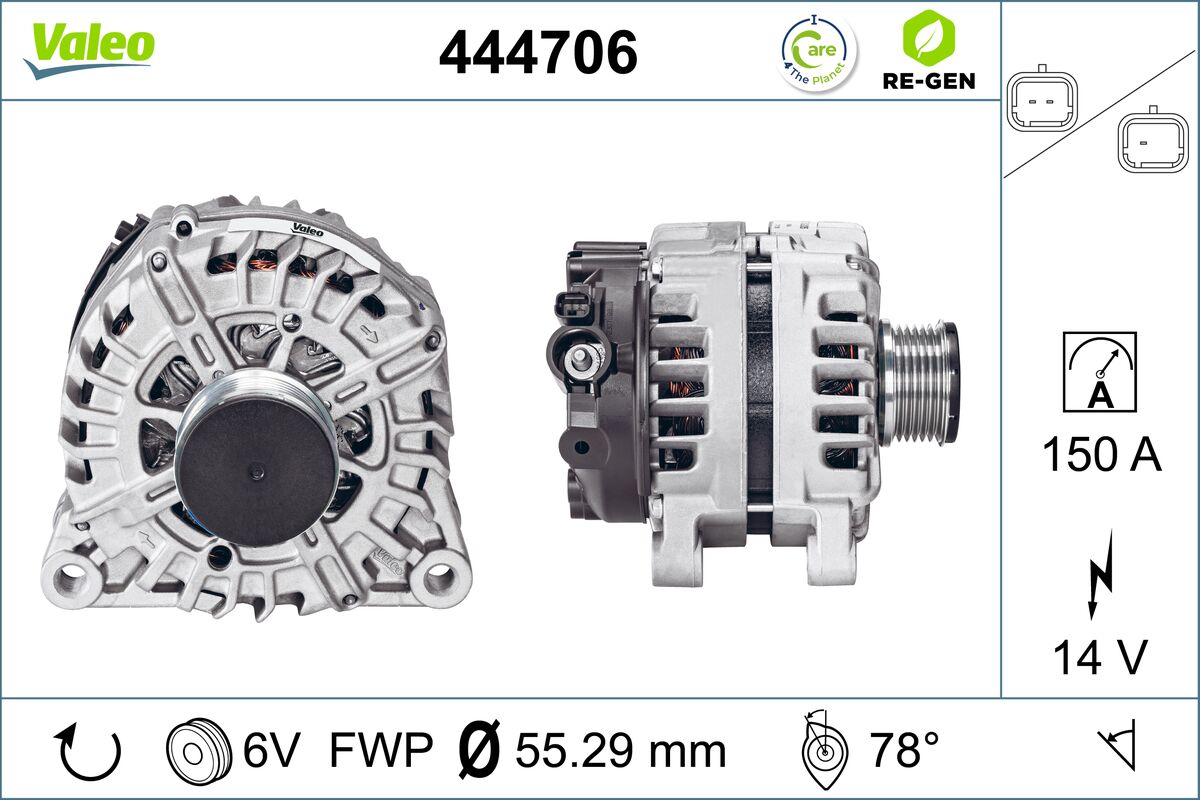 Alternator VALEO 444706