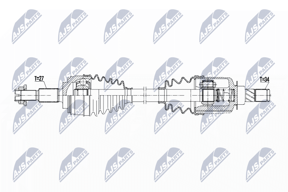 Wał napędowy NTY NPW-RE-202