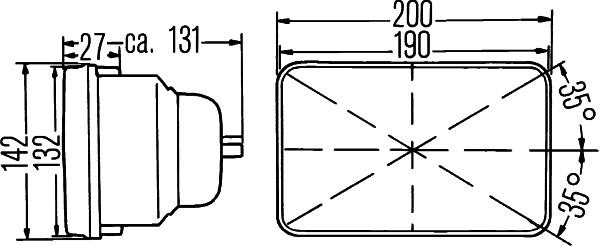 Reflektor HELLA 1AE 003 427-021