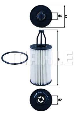 Filtr oleju KNECHT OX 814D