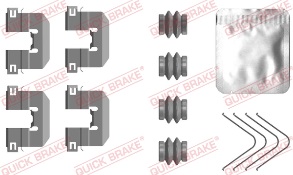 Zestaw akcesoriów montażowych  klocków hamulcowych QUICK BRAKE 109-0117