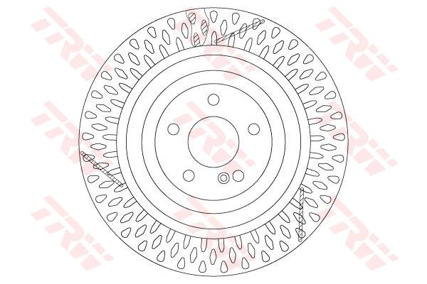 Tarcza hamulcowa TRW DF6822S