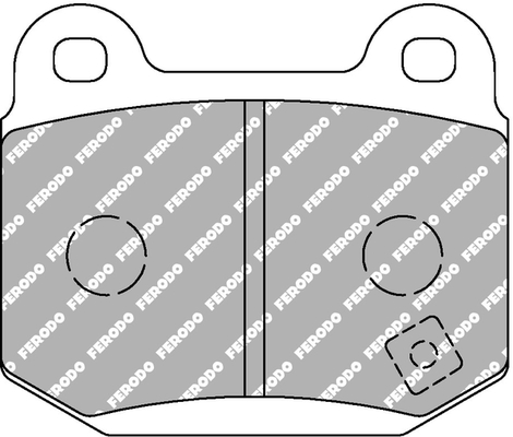 Klocki hamulcowe FERODO RACING FCP1562H