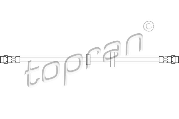 Przewód hamulcowy elastyczny TOPRAN 104 085