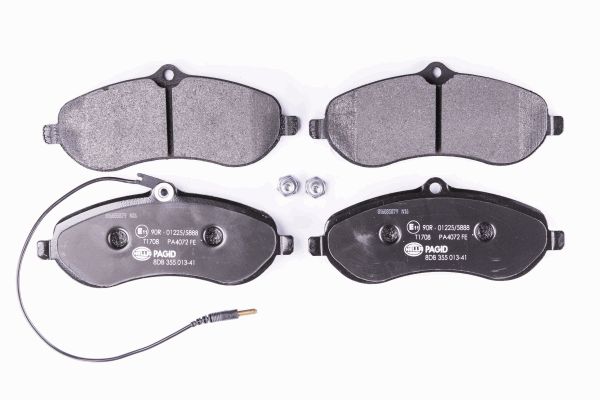 Klocki hamulcowe HELLA 8DB 355 013-411
