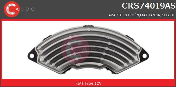 Opornik wentylatora CASCO CRS74019AS