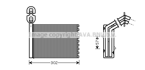 Nagrzewnica AVA QUALITY COOLING VNA6201