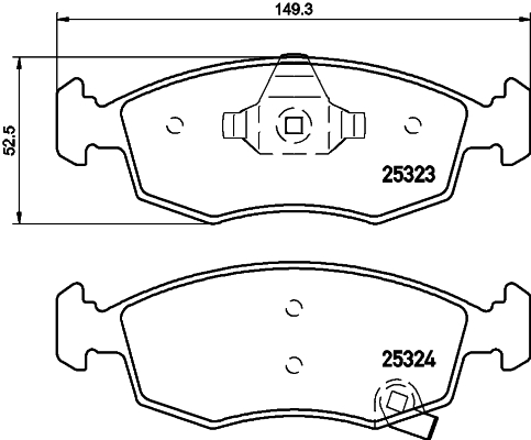 Klocki hamulcowe HELLA 8DB 355 016-231