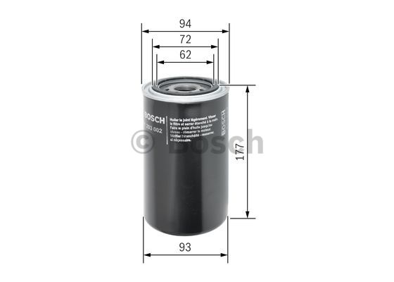 Filtr oleju BOSCH 0 451 203 002