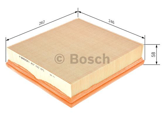 Filtr powietrza BOSCH 1 457 433 571