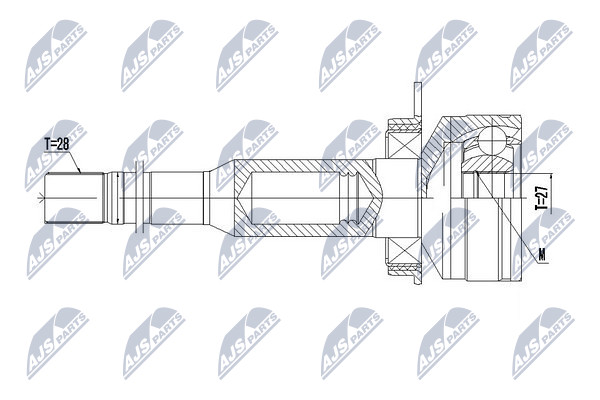 Przegub NTY NPW-VV-100