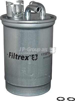 Filtr paliwa JP GROUP 1118706300
