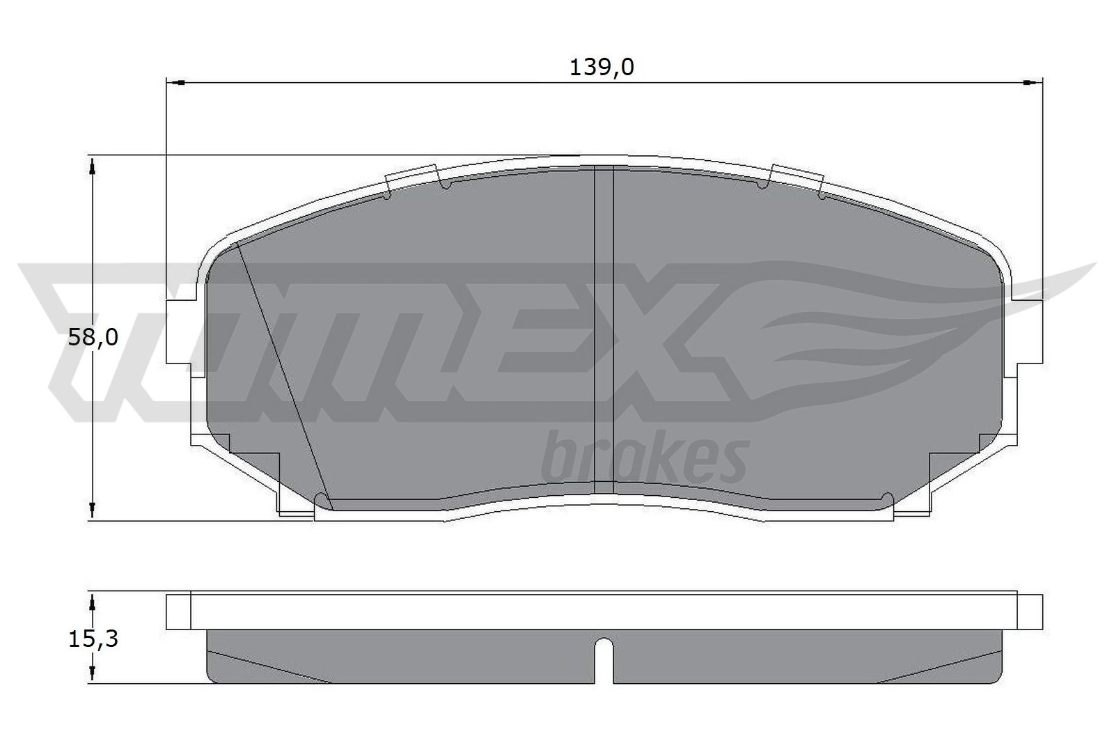 Klocki hamulcowe TOMEX BRAKES TX 17-421