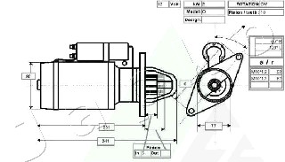 Rozrusznik JAPKO 3C952