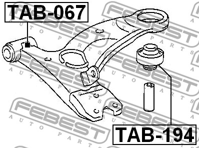 Tuleja wahacza FEBEST TAB-194