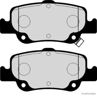 Klocki hamulcowe HERTH+BUSS JAKOPARTS J3612039