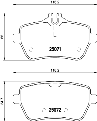 Klocki hamulcowe HELLA 8DB 355 021-511
