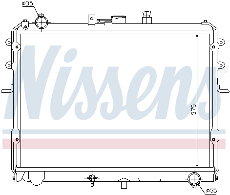 Chłodnica NISSENS 67358